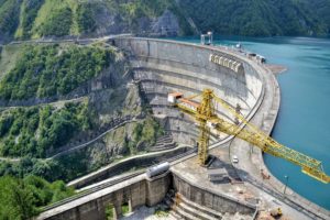 Servicios Integrales 58 Imagen de una presa en construcción
